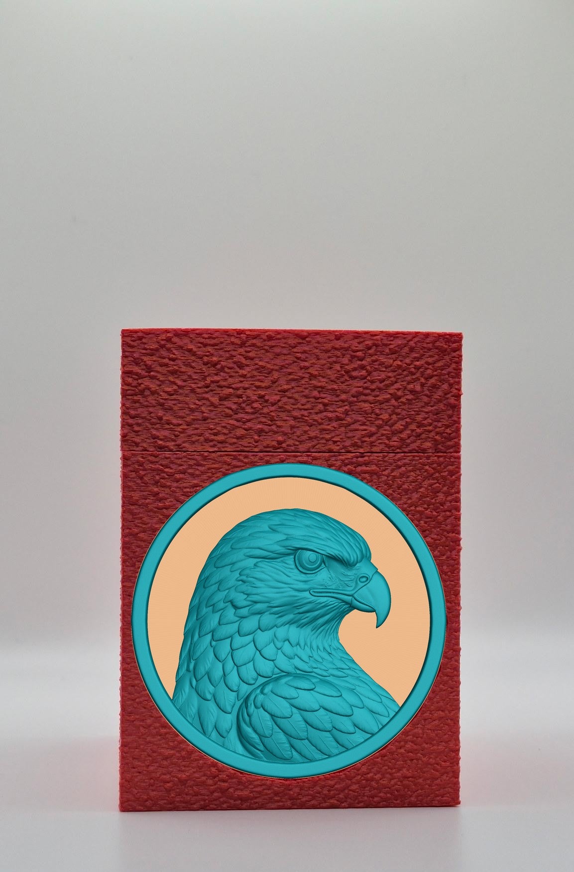 Eagle Card Box — Red