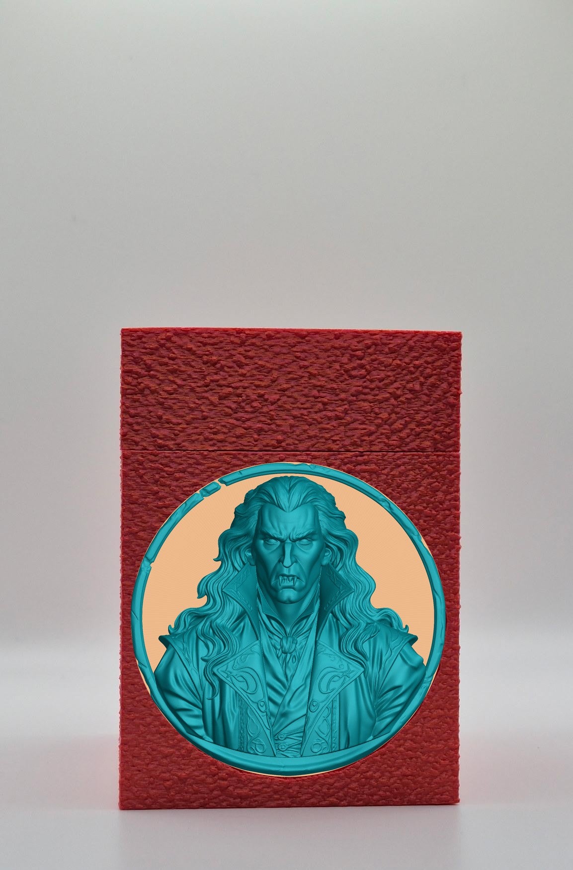 Gothic Vampire Card Box — Red