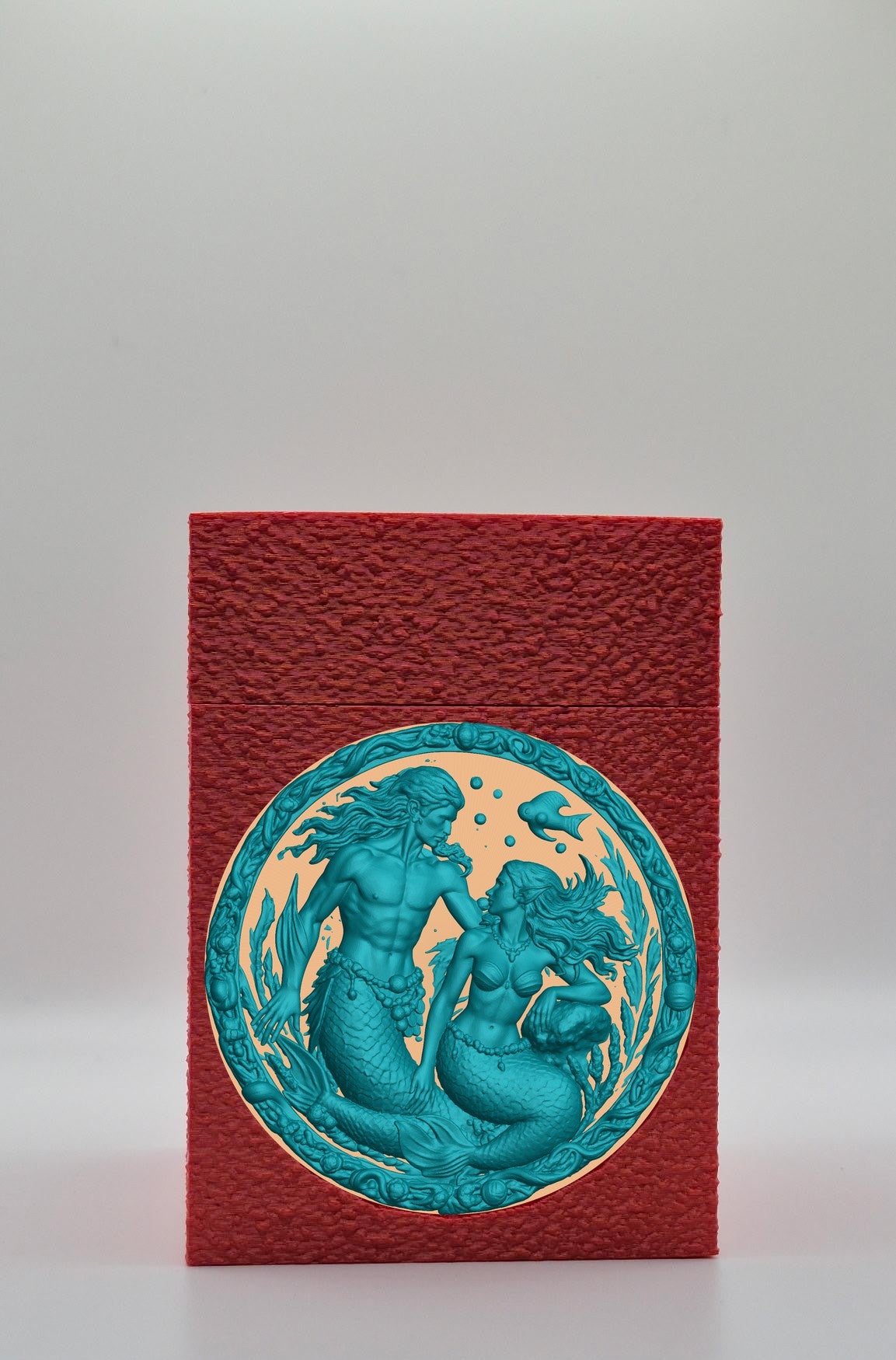 Merfolk Card Box — Red