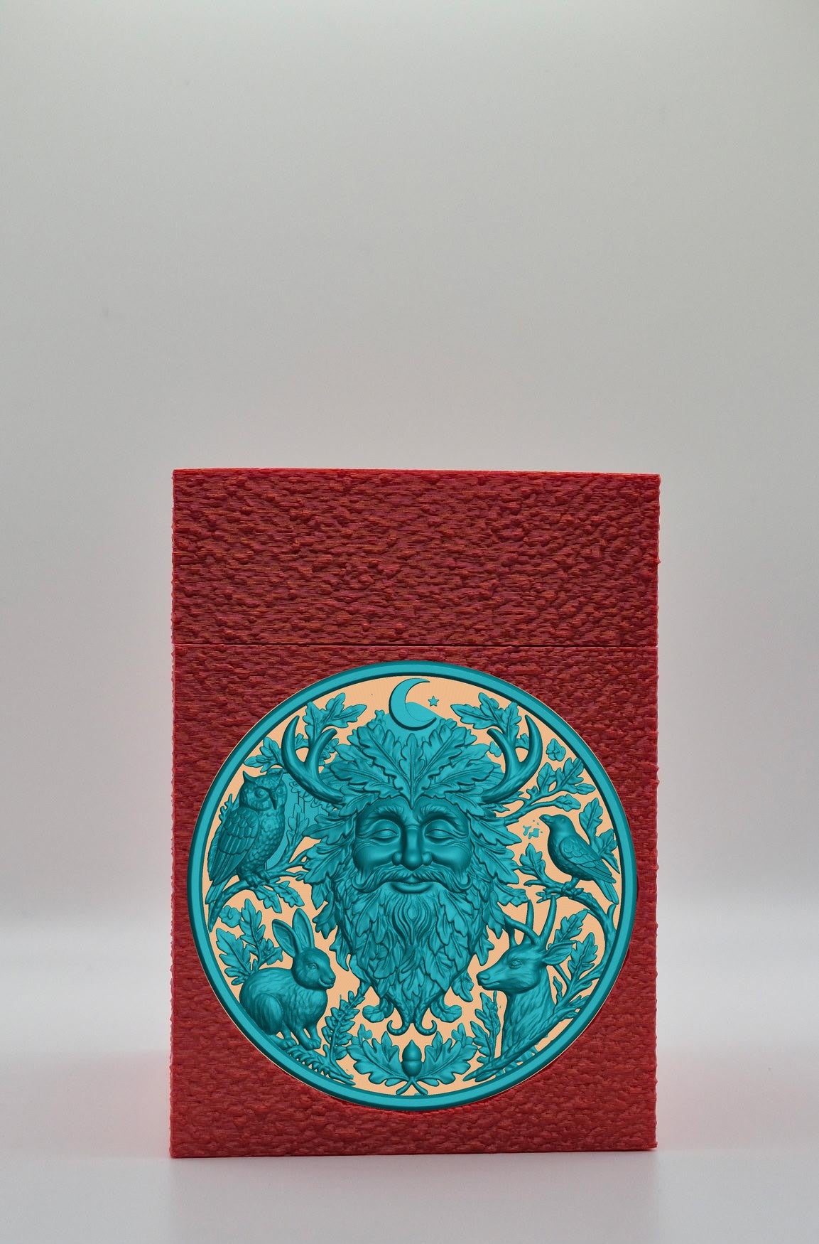 Tree Spirit Card Box — Red
