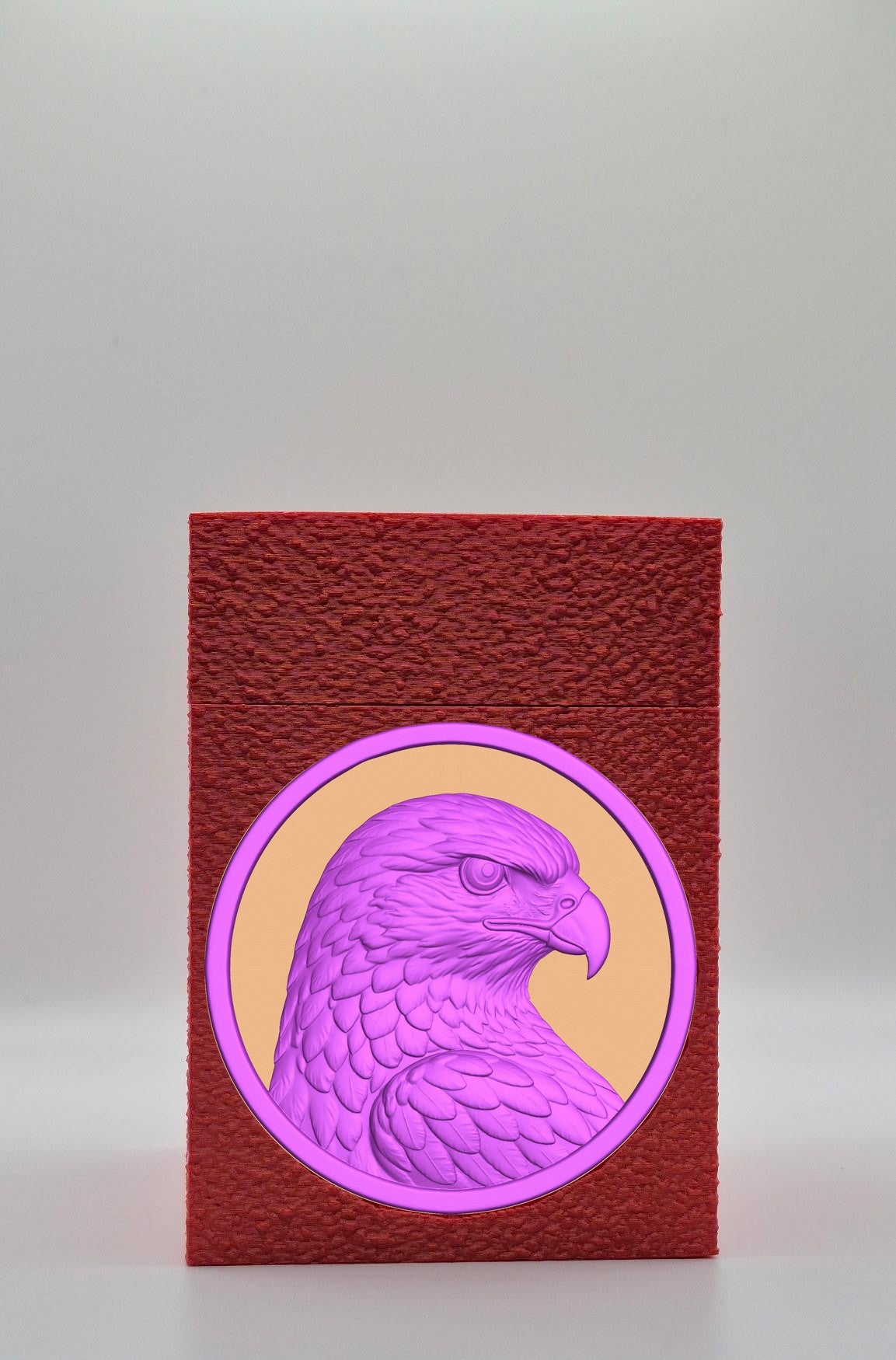 Eagle Card Box — Red