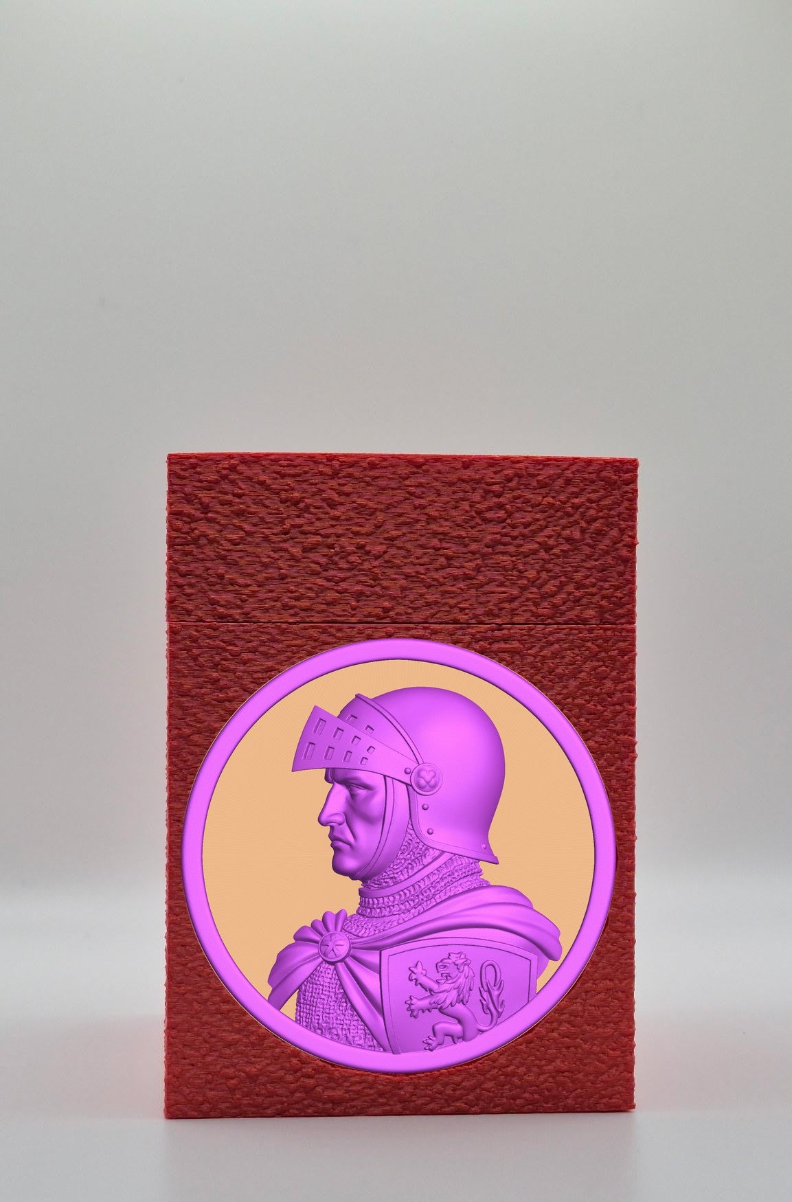 Knight Card Box — Red