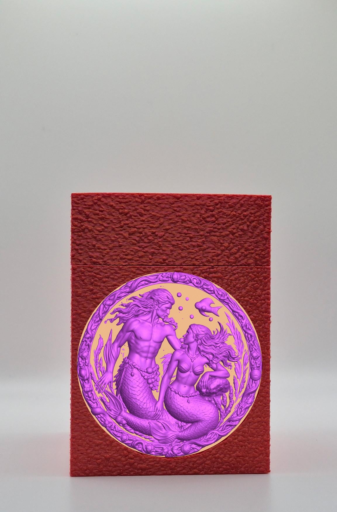 Merfolk Card Box — Red