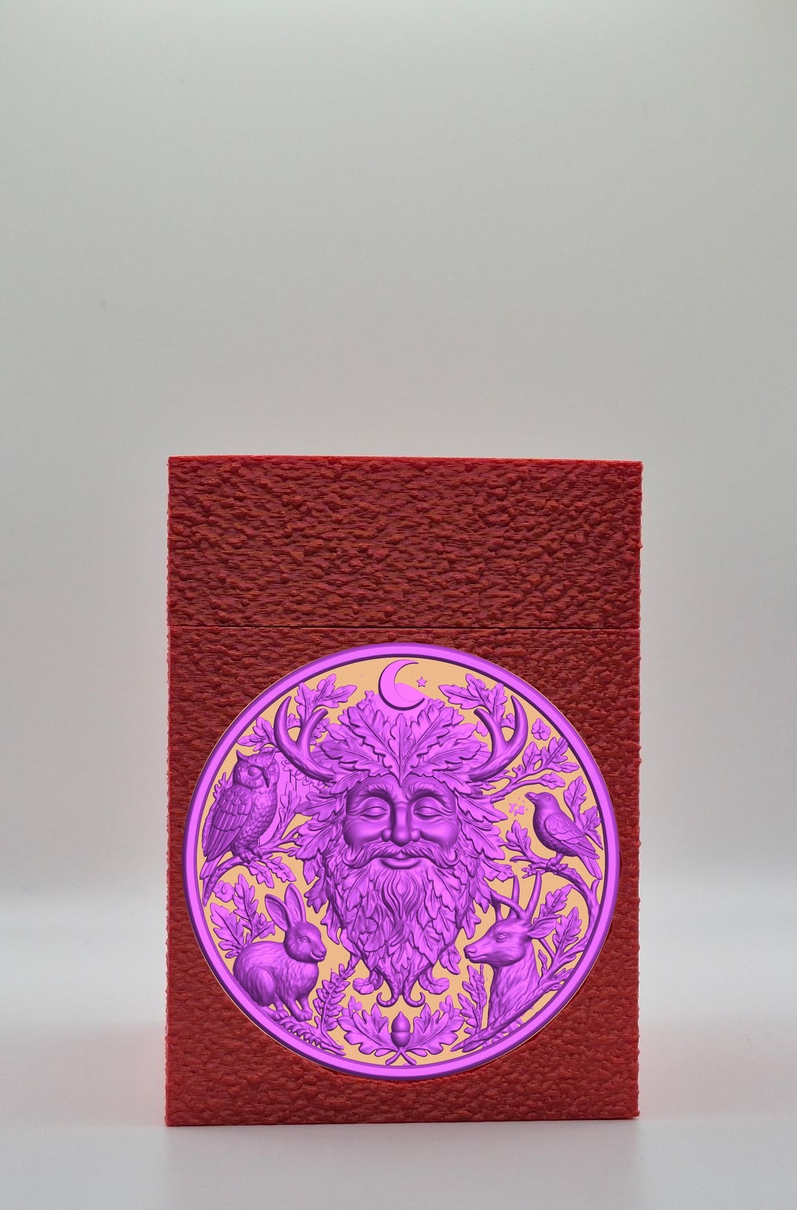 Tree Spirit Card Box — Red