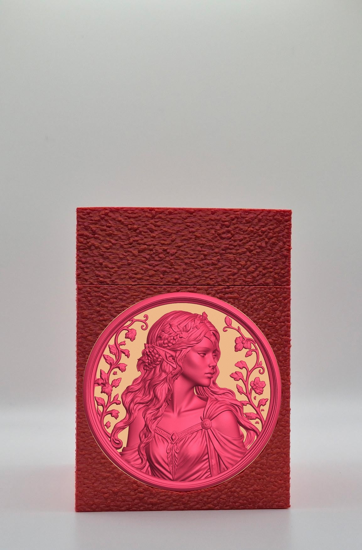 Elf Maiden Card Box — Red