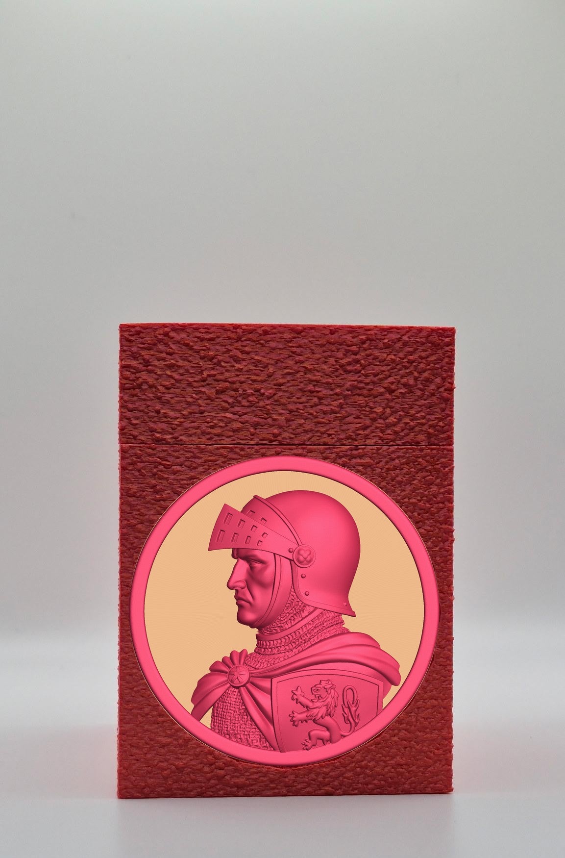 Knight Card Box — Red