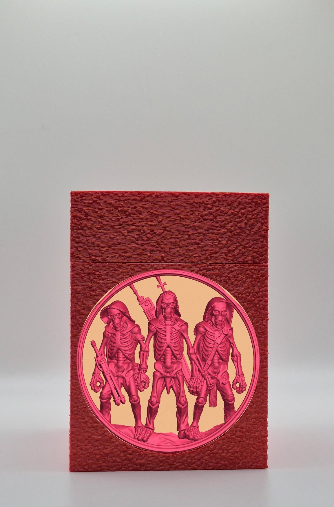 Skeleton Army Card Box — Red