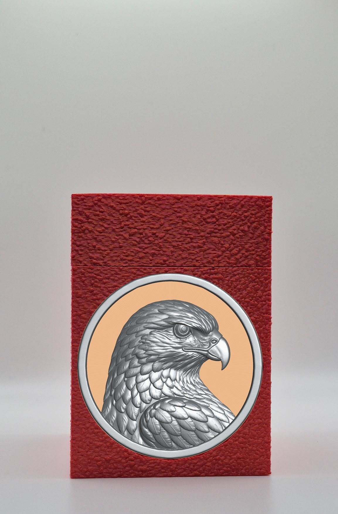 Eagle Card Box — Red