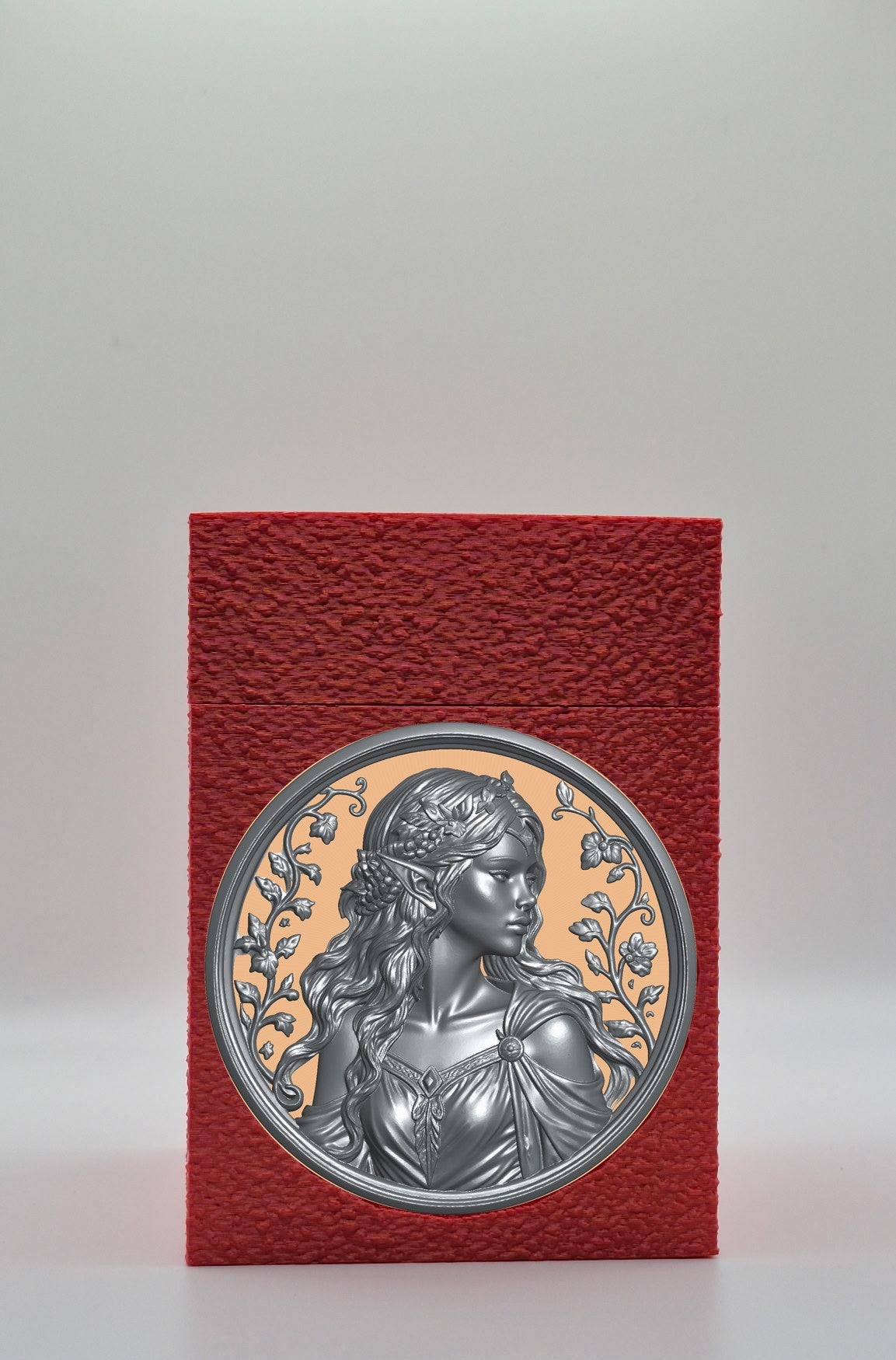 Elf Maiden Card Box — Red