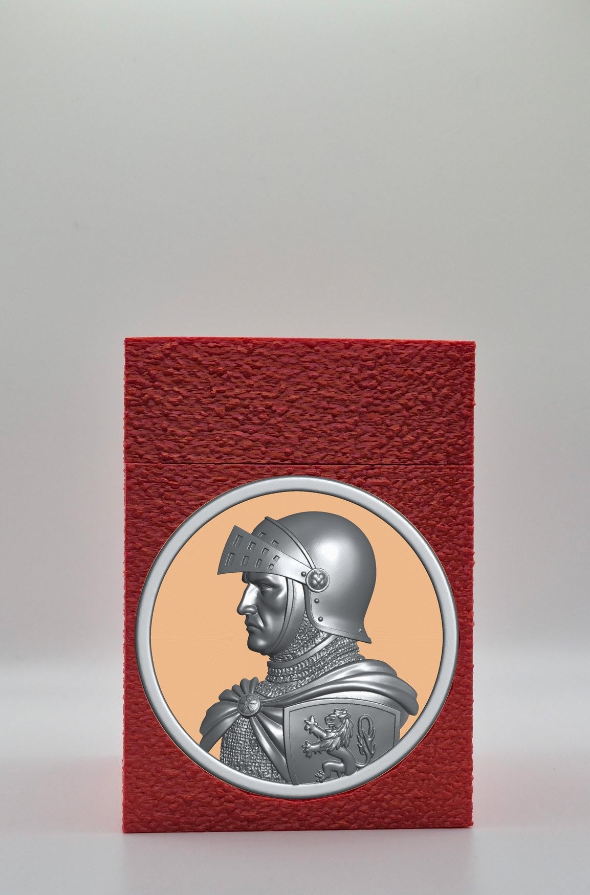 Knight Card Box — Red