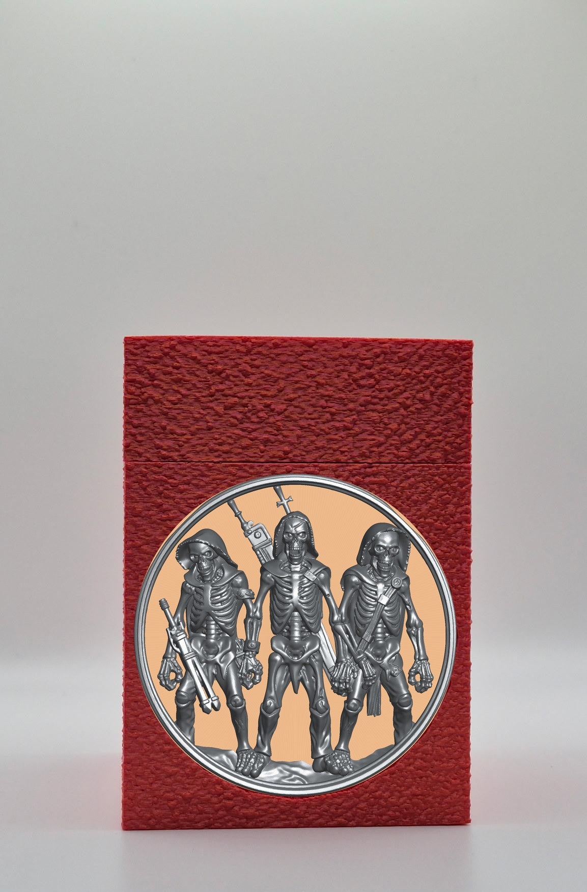 Skeleton Army Card Box — Red