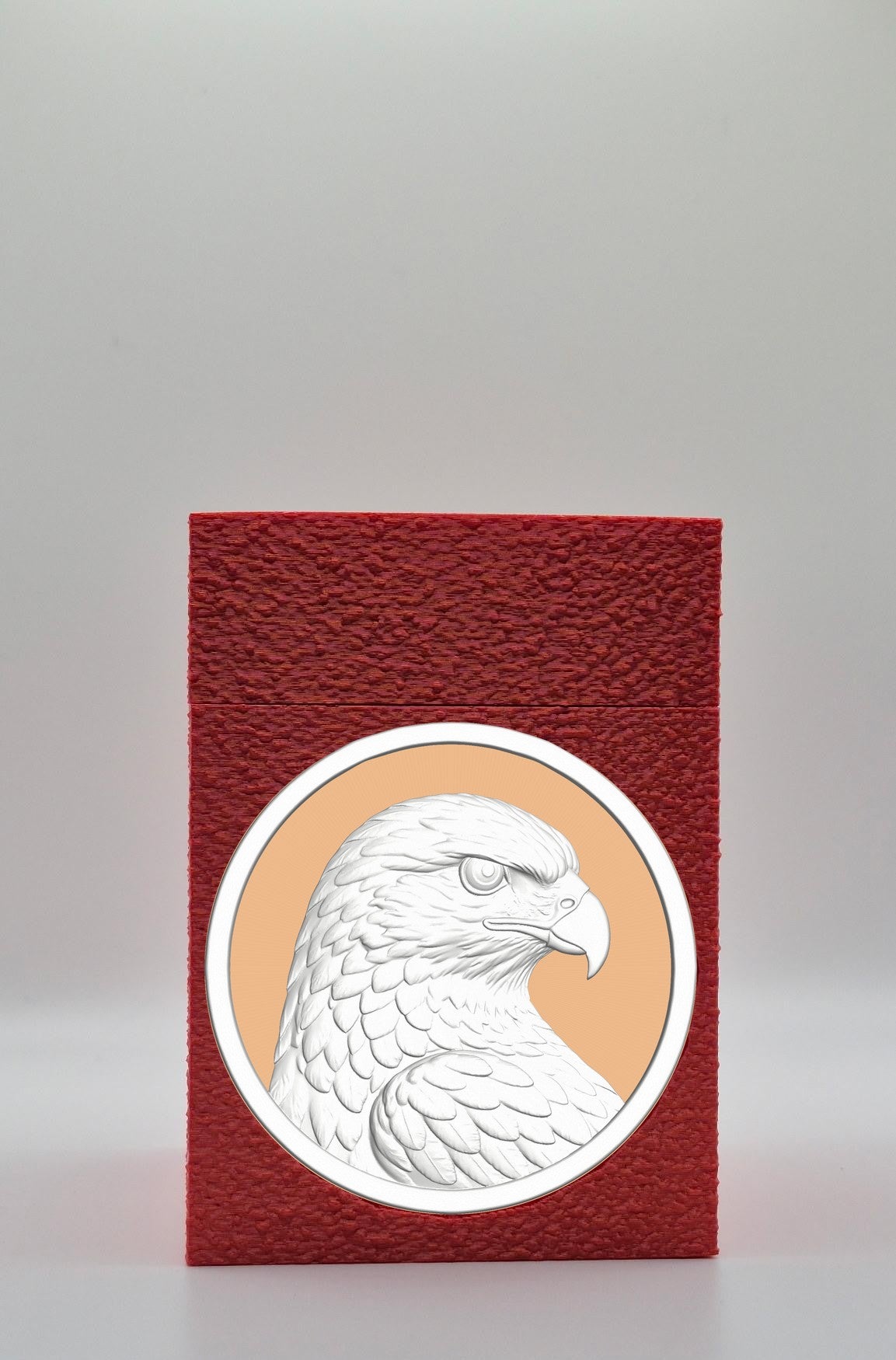 Eagle Card Box — Red