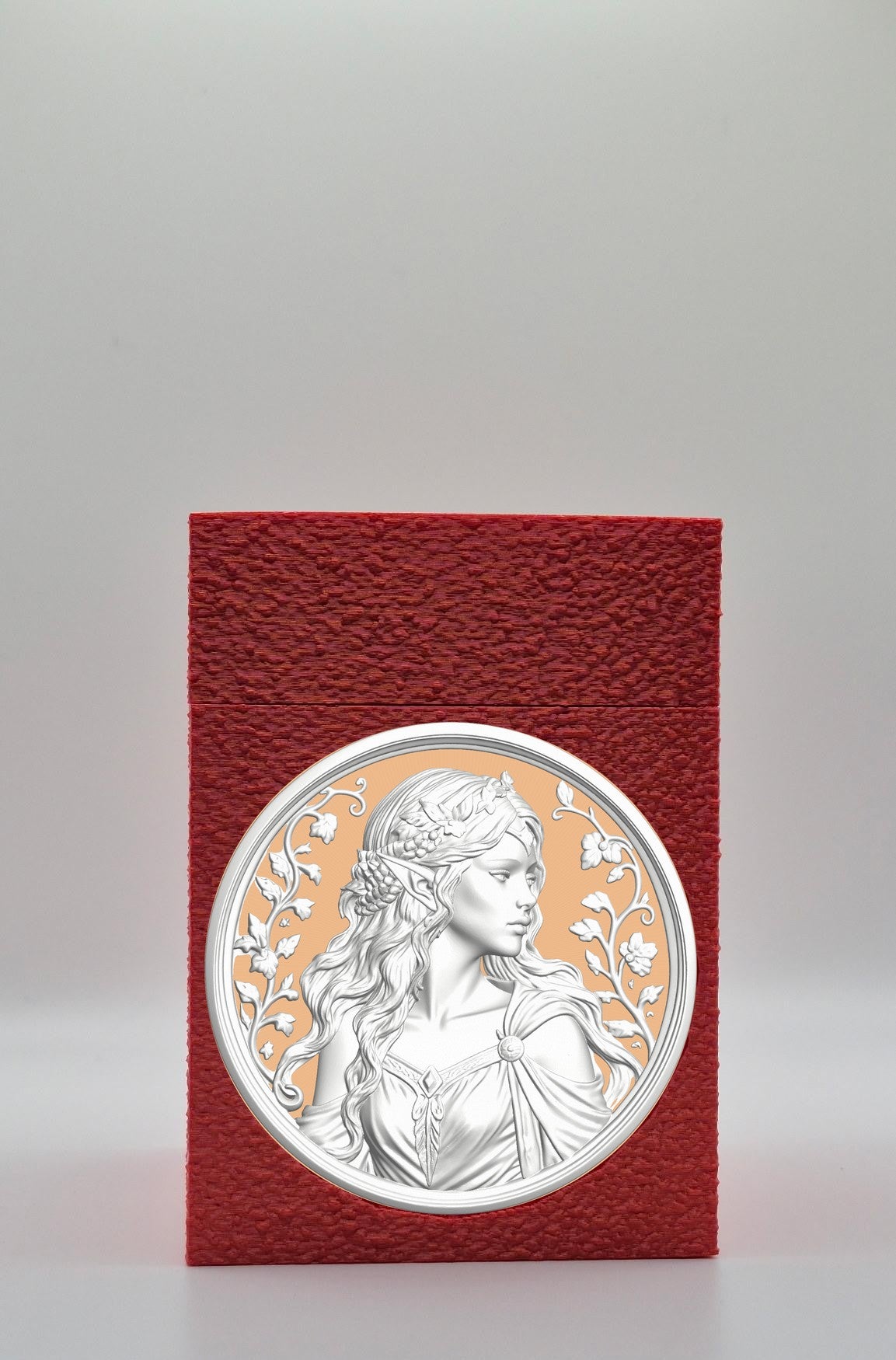 Elf Maiden Card Box — Red