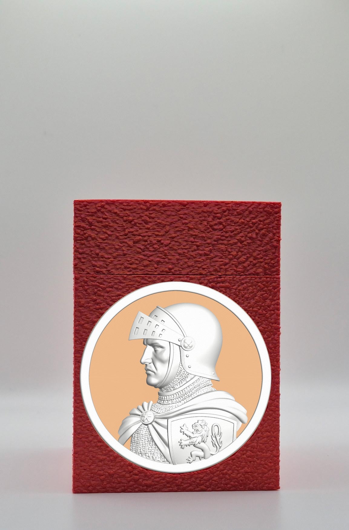 Knight Card Box — Red