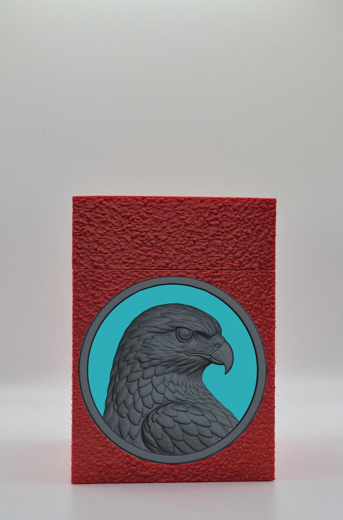 Eagle Card Box — Red