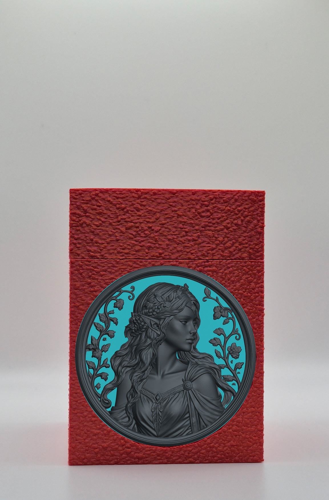 Elf Maiden Card Box — Red