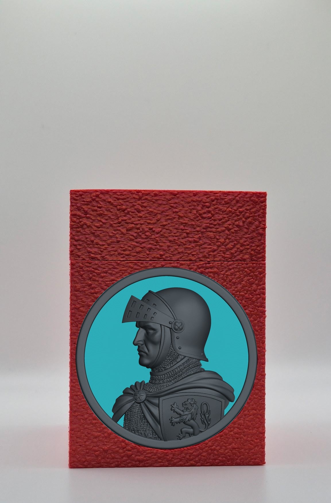 Knight Card Box — Red
