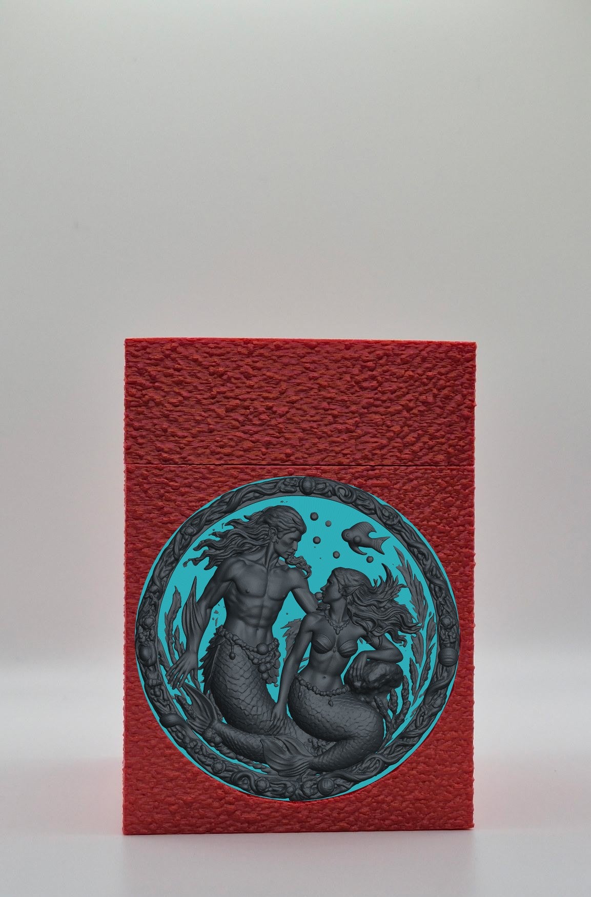 Merfolk Card Box — Red