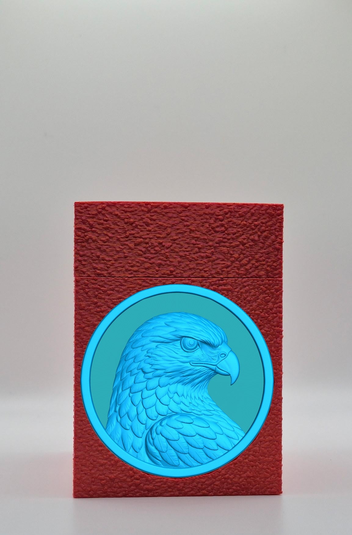 Eagle Card Box — Red