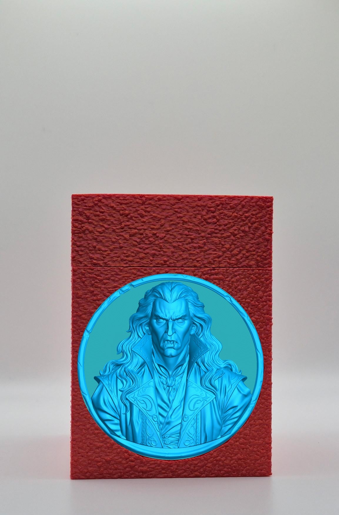 Gothic Vampire Card Box — Red