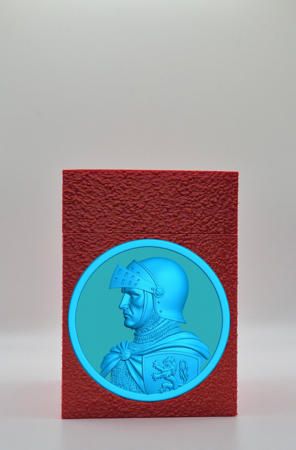 Knight Card Box — Red