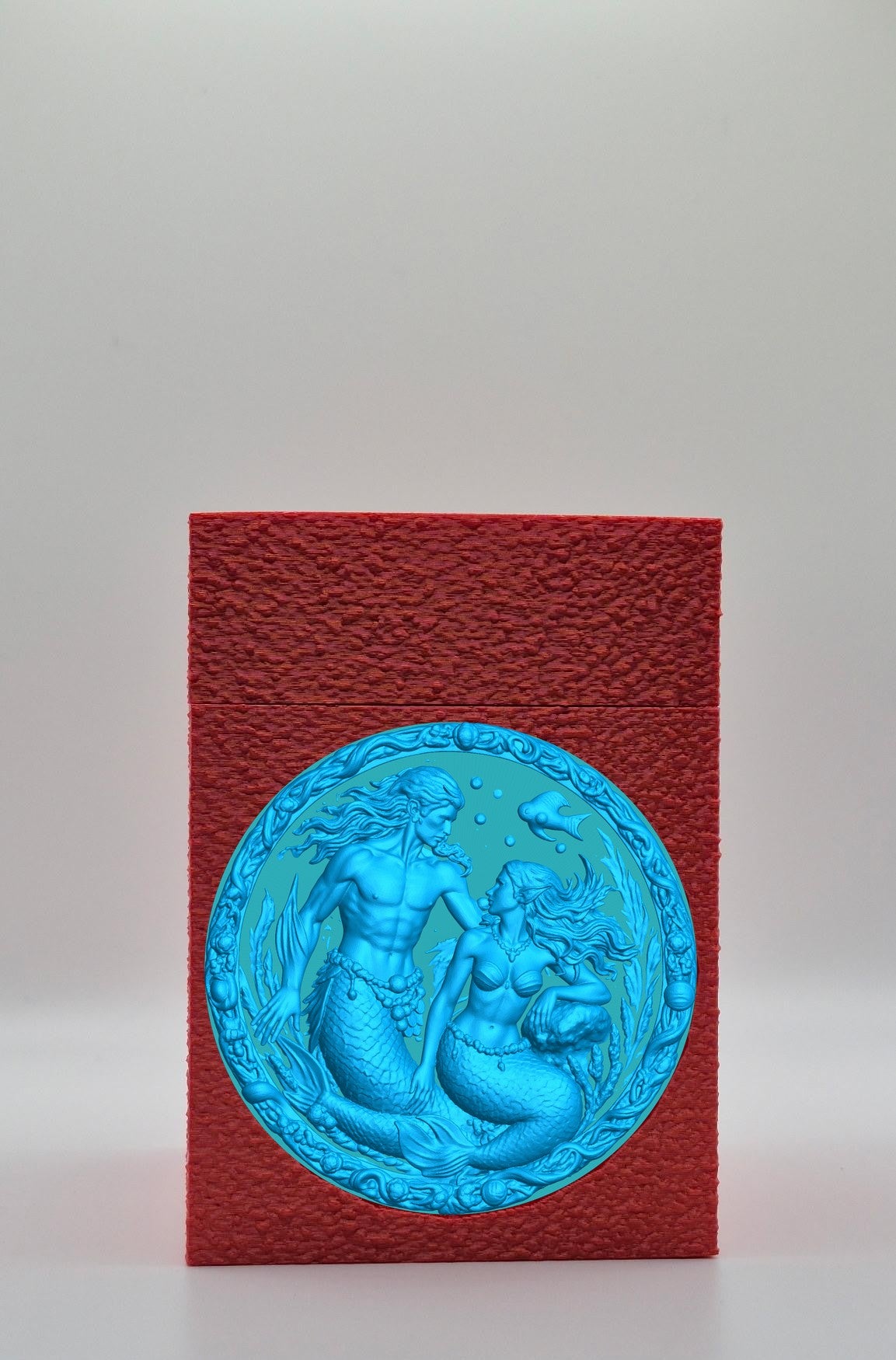 Merfolk Card Box — Red