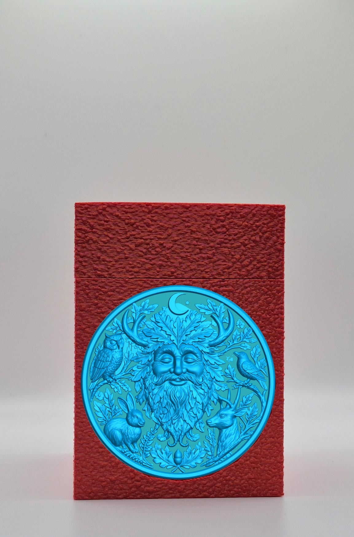Tree Spirit Card Box — Red