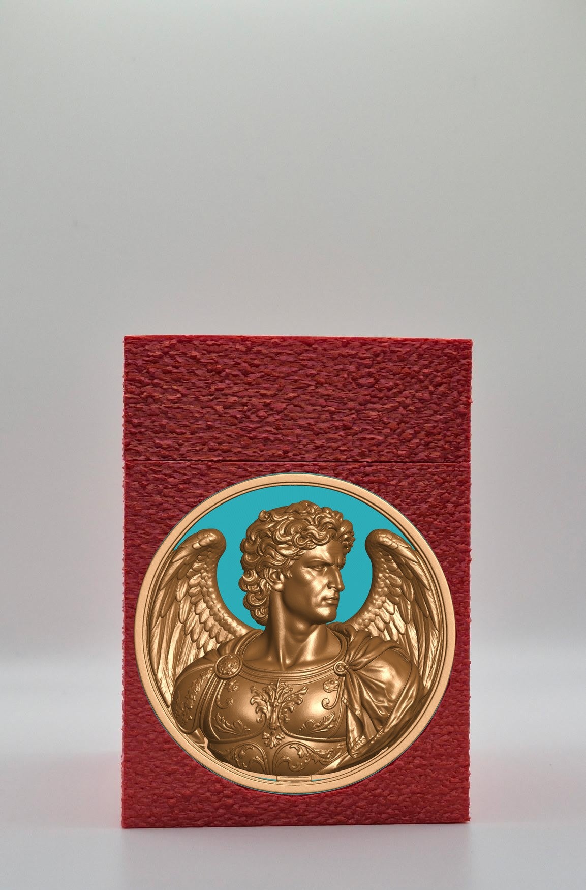 Angel Card Box — Red