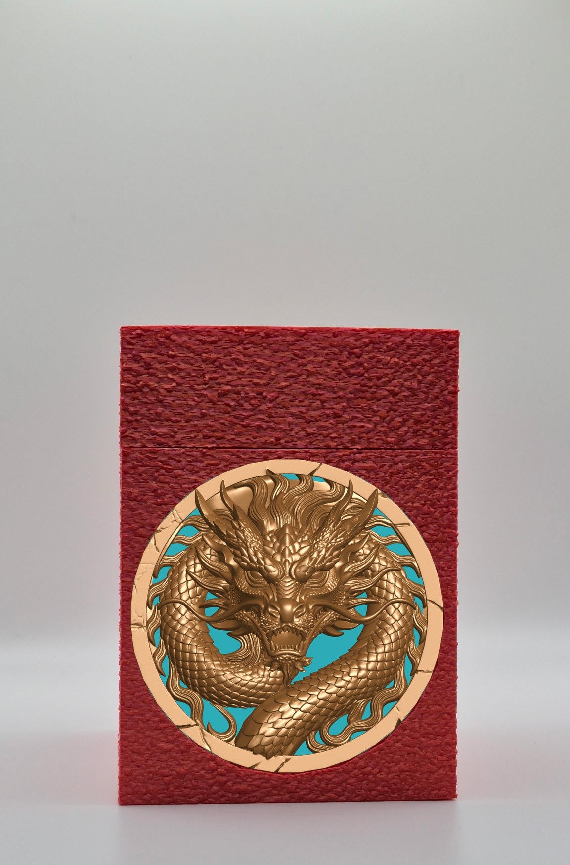 Dragon Card Box — Red