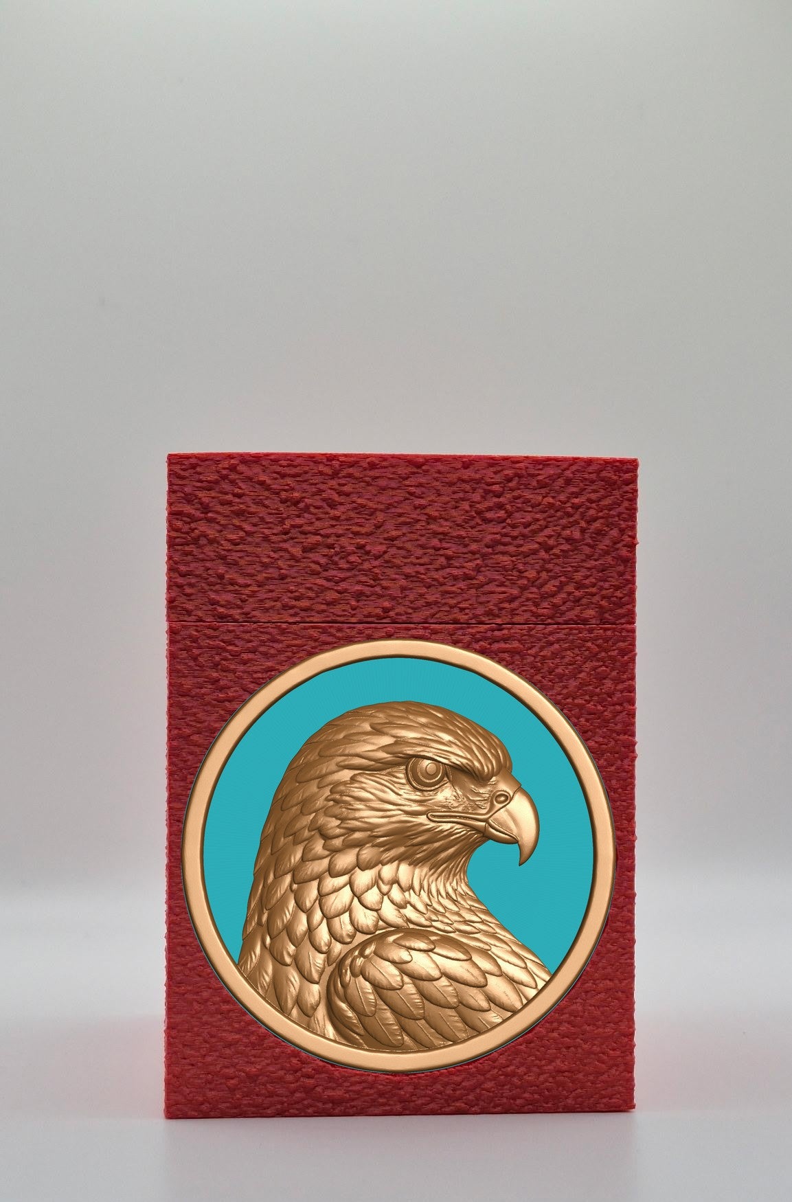 Eagle Card Box — Red