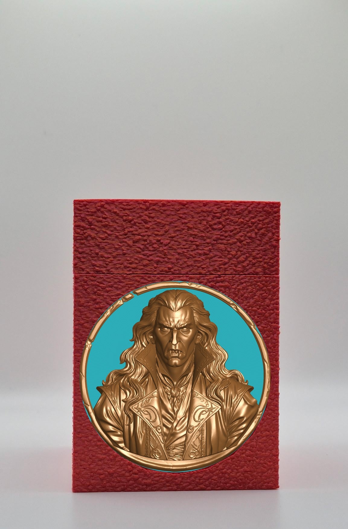 Gothic Vampire Card Box — Red