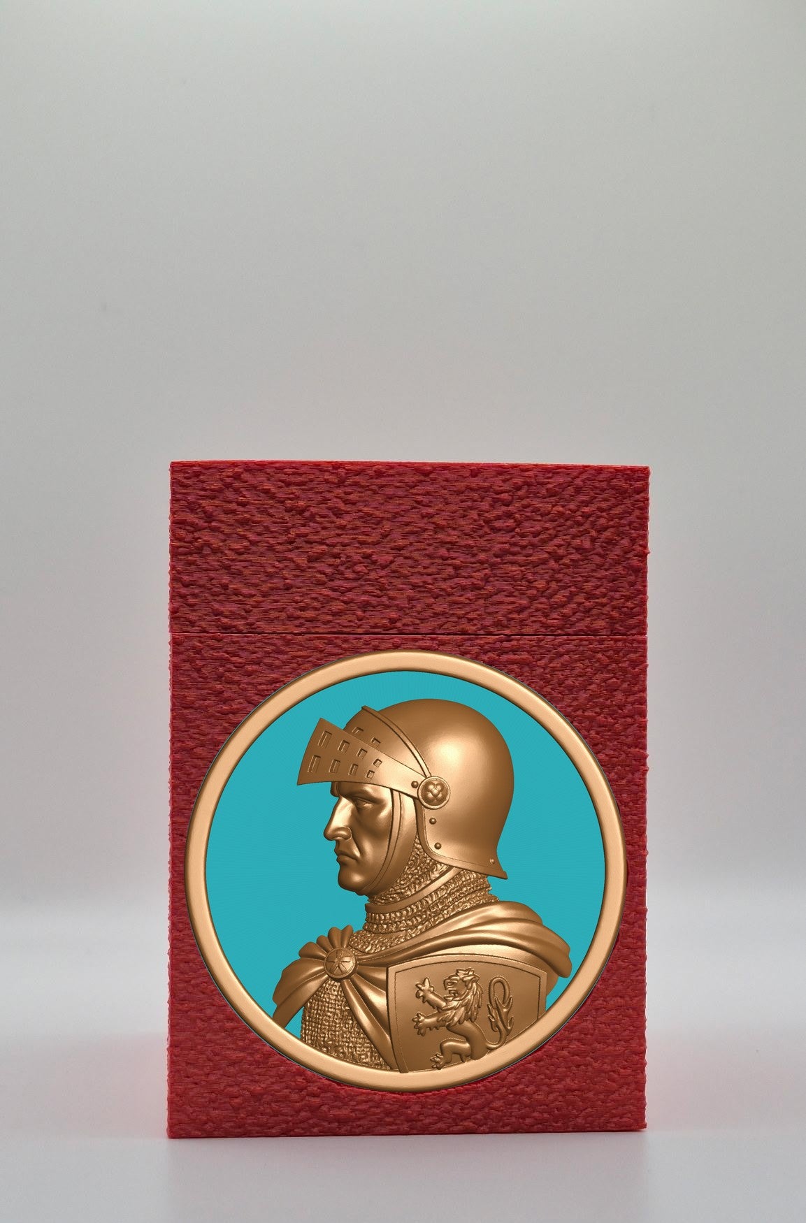Knight Card Box — Red