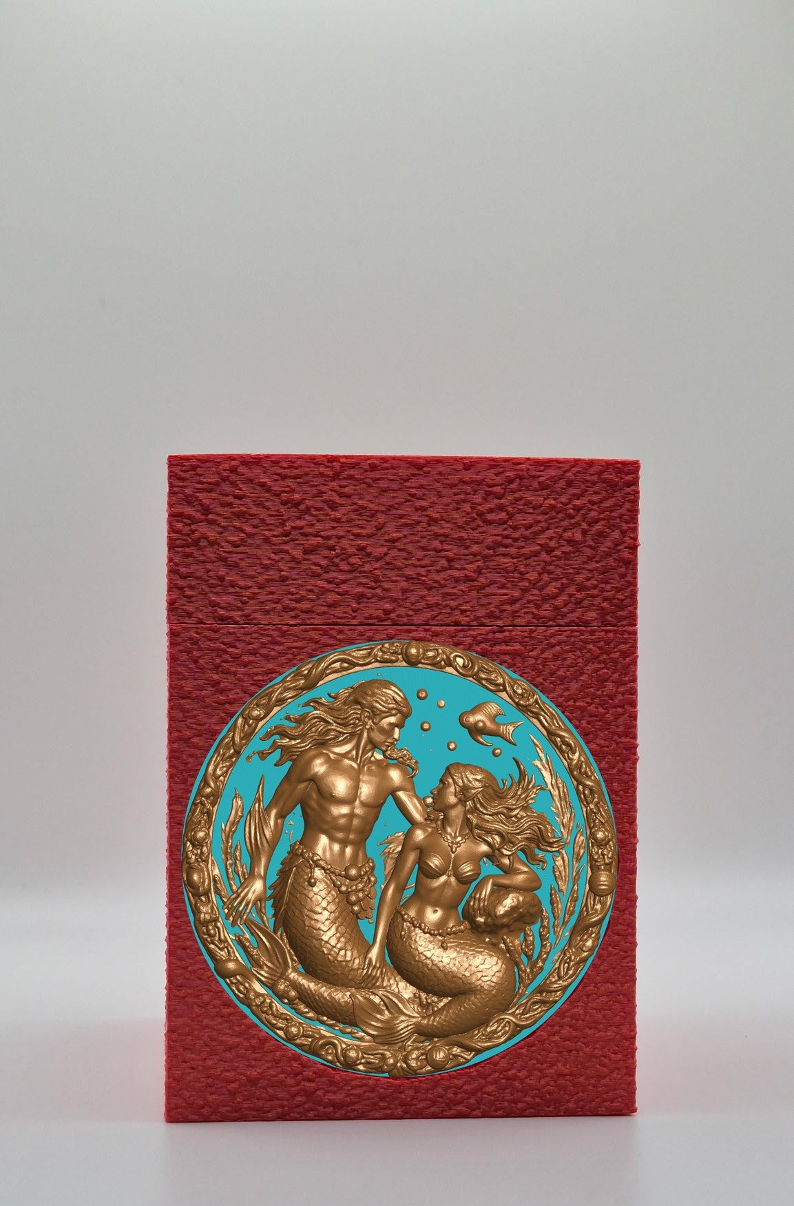Merfolk Card Box — Red