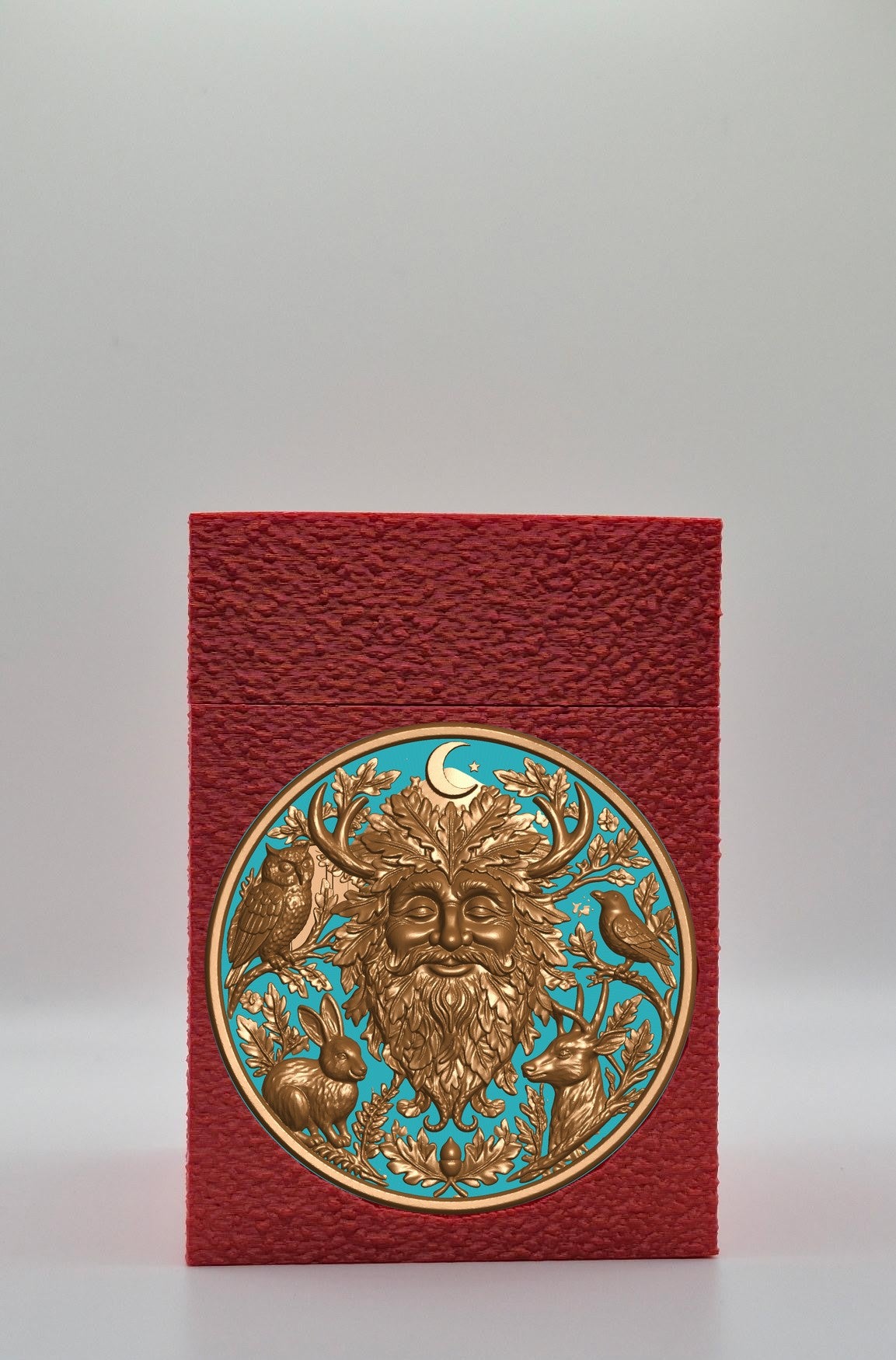 Tree Spirit Card Box — Red