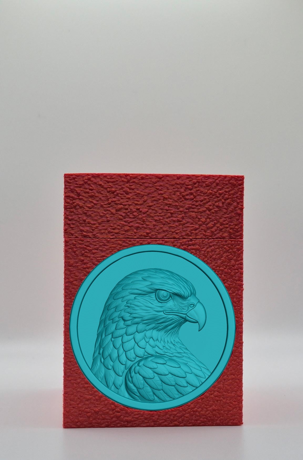 Eagle Card Box — Red