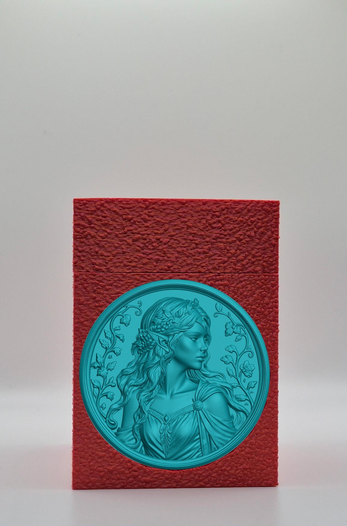 Elf Maiden Card Box — Red