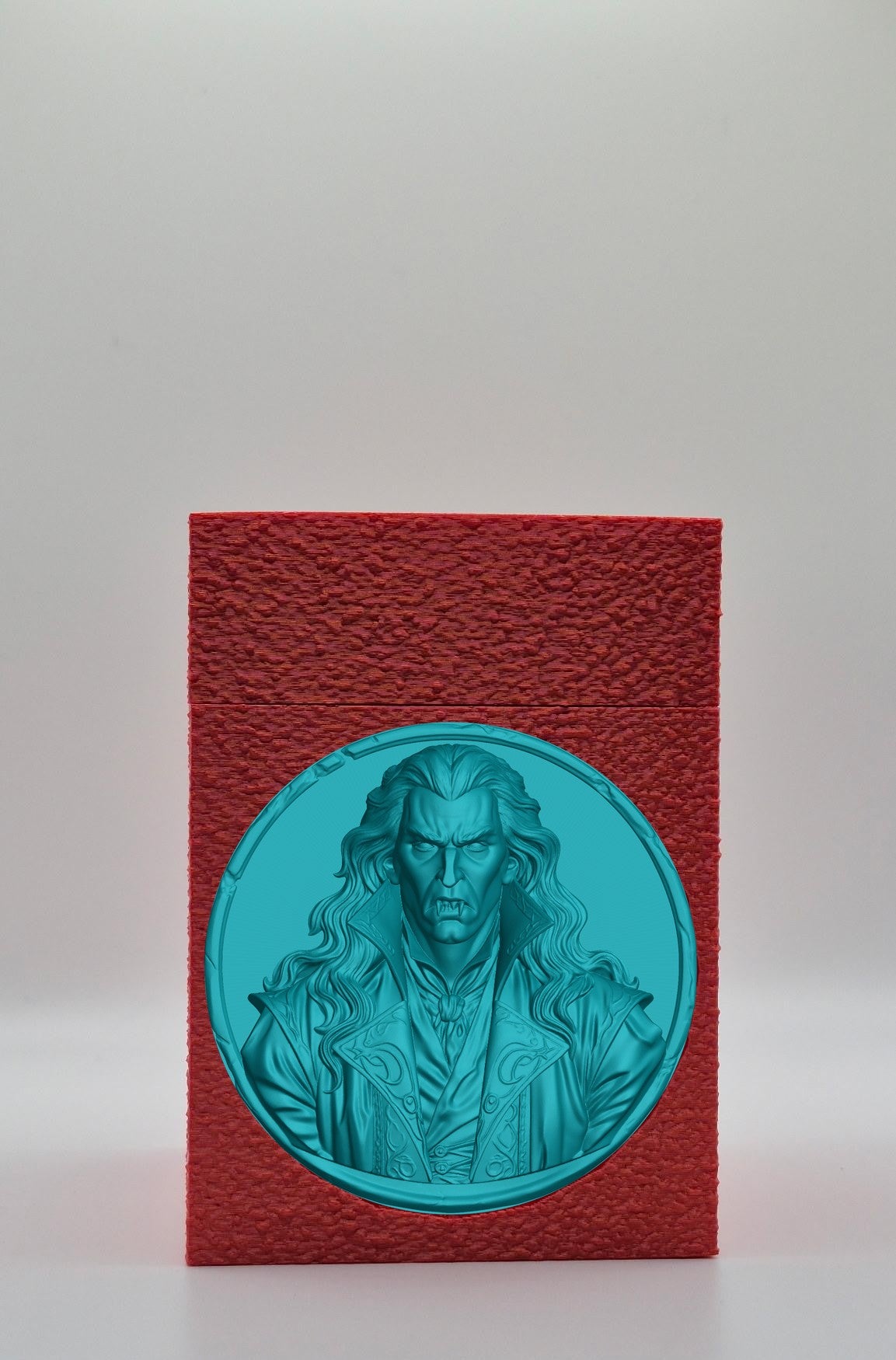 Gothic Vampire Card Box — Red