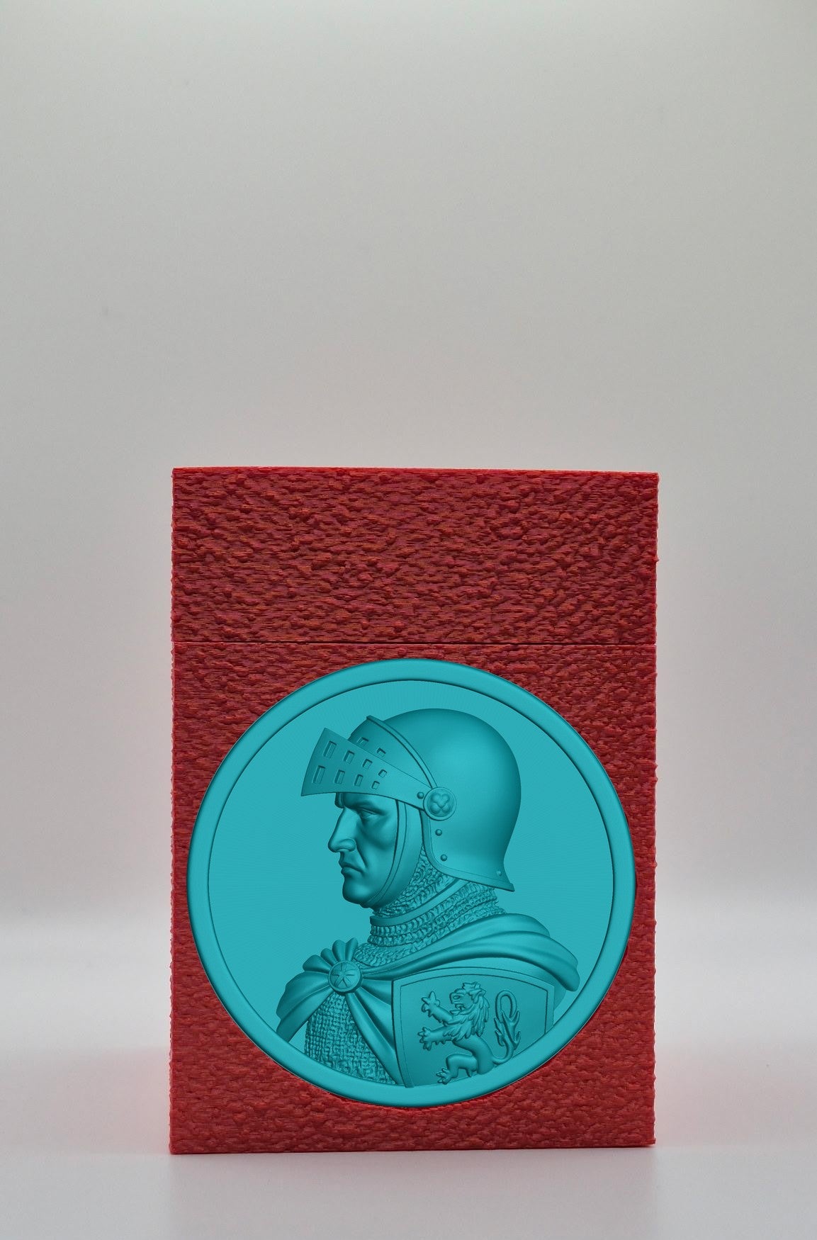 Knight Card Box — Red