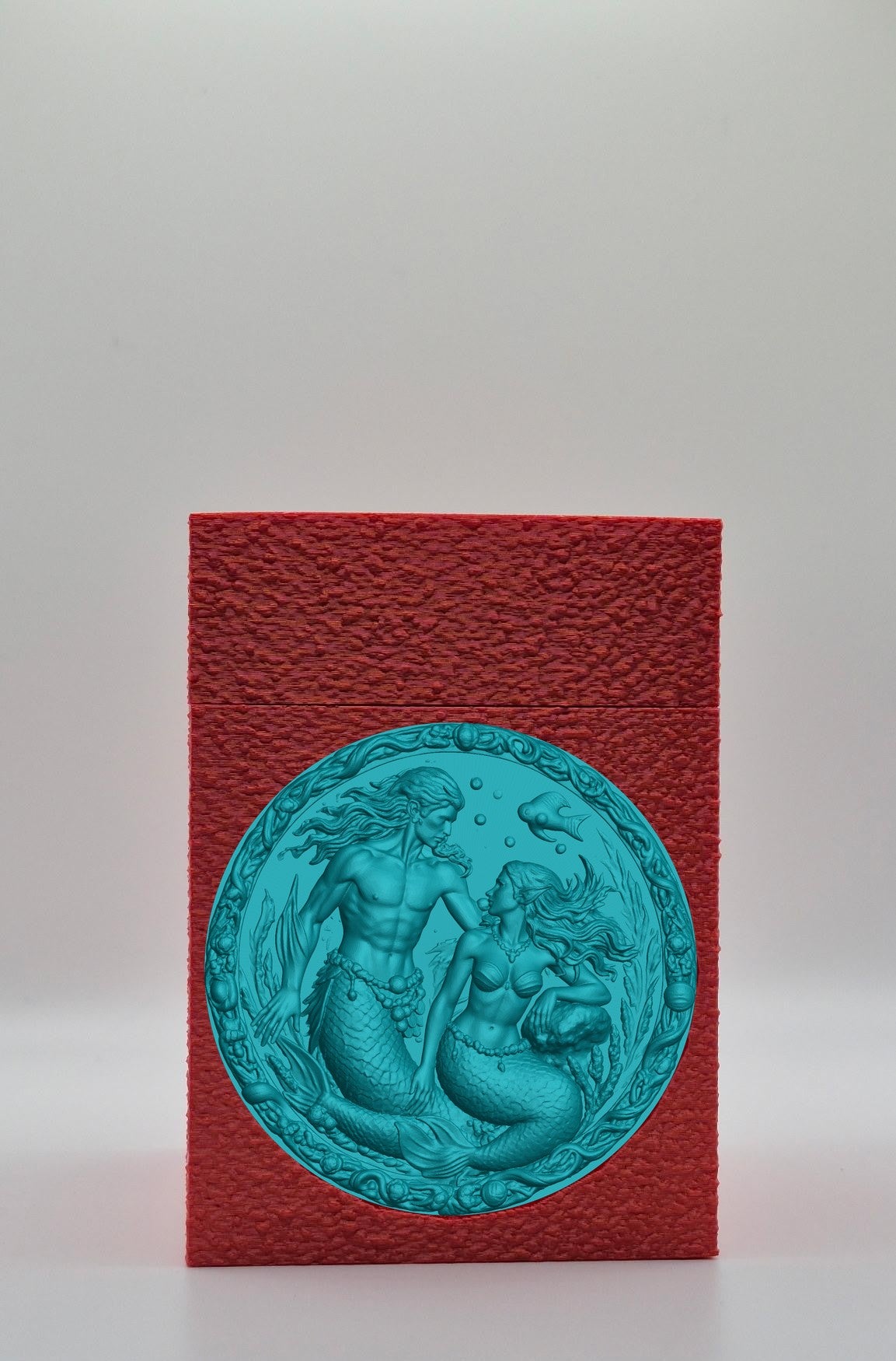 Merfolk Card Box — Red