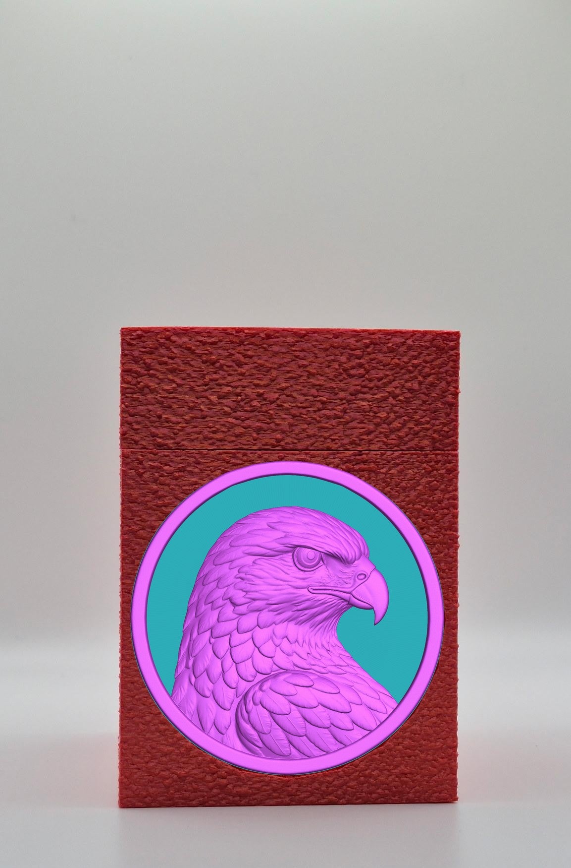 Eagle Card Box — Red