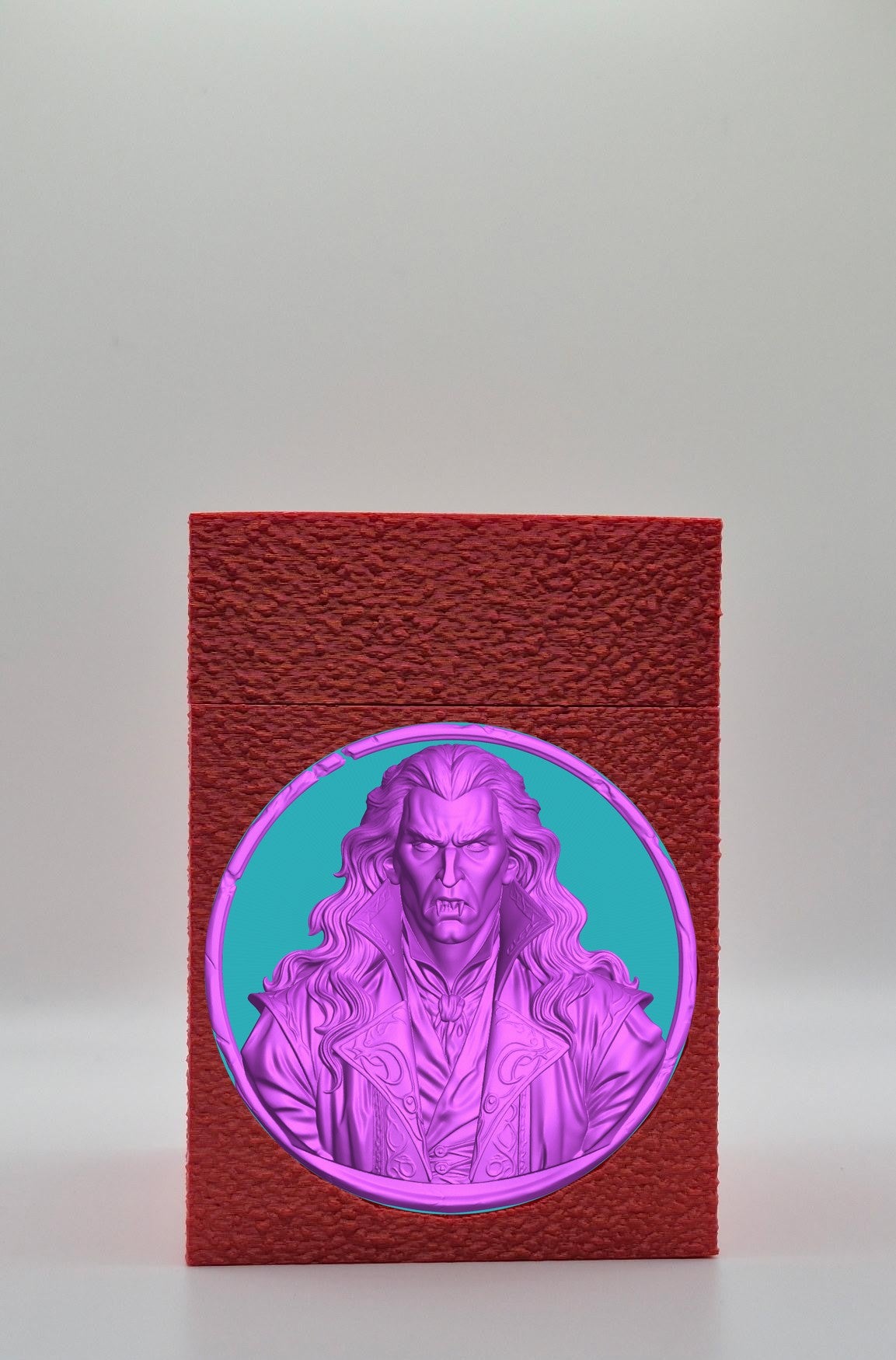 Gothic Vampire Card Box — Red