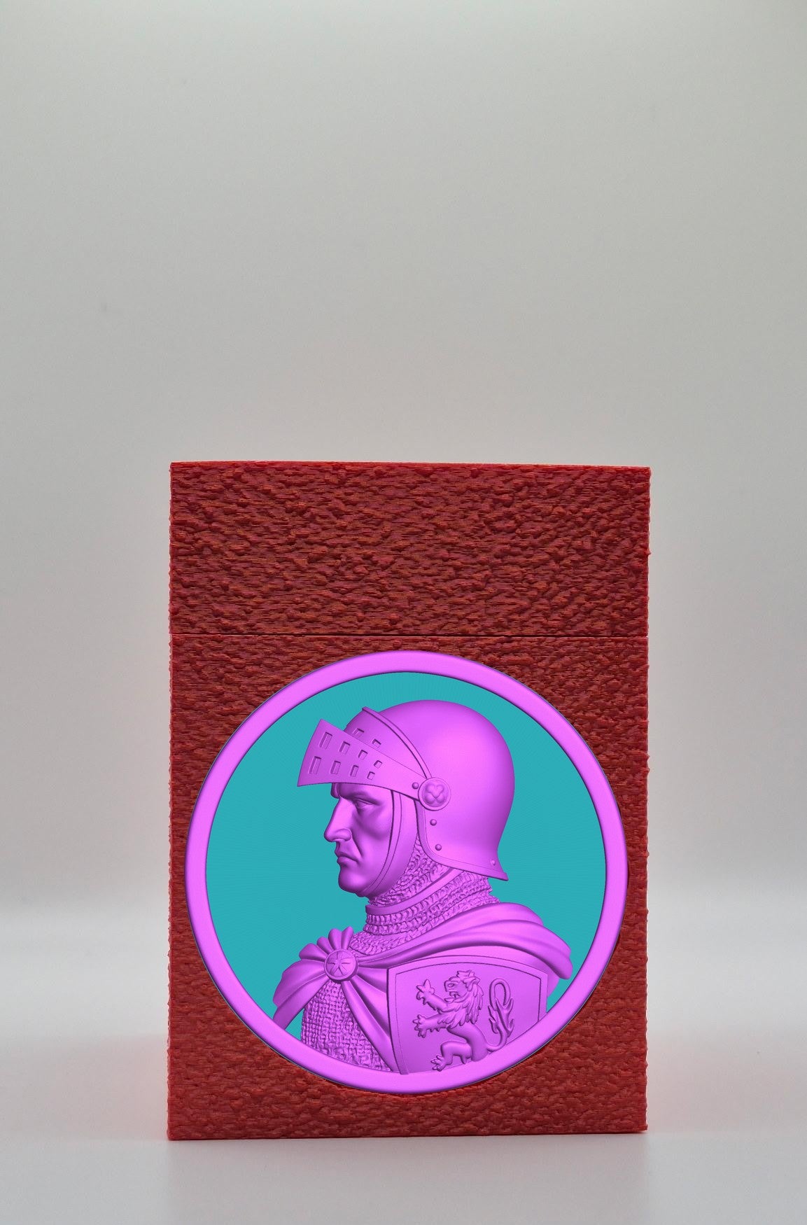 Knight Card Box — Red