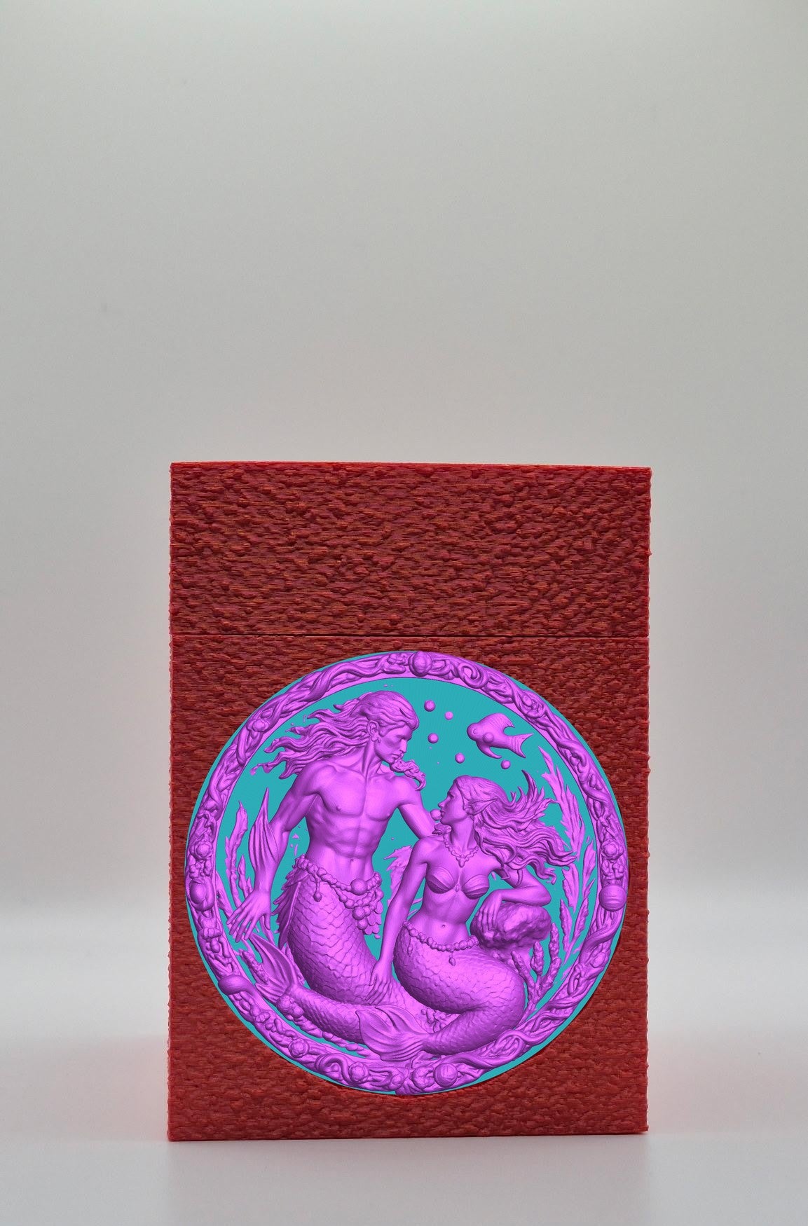 Merfolk Card Box — Red
