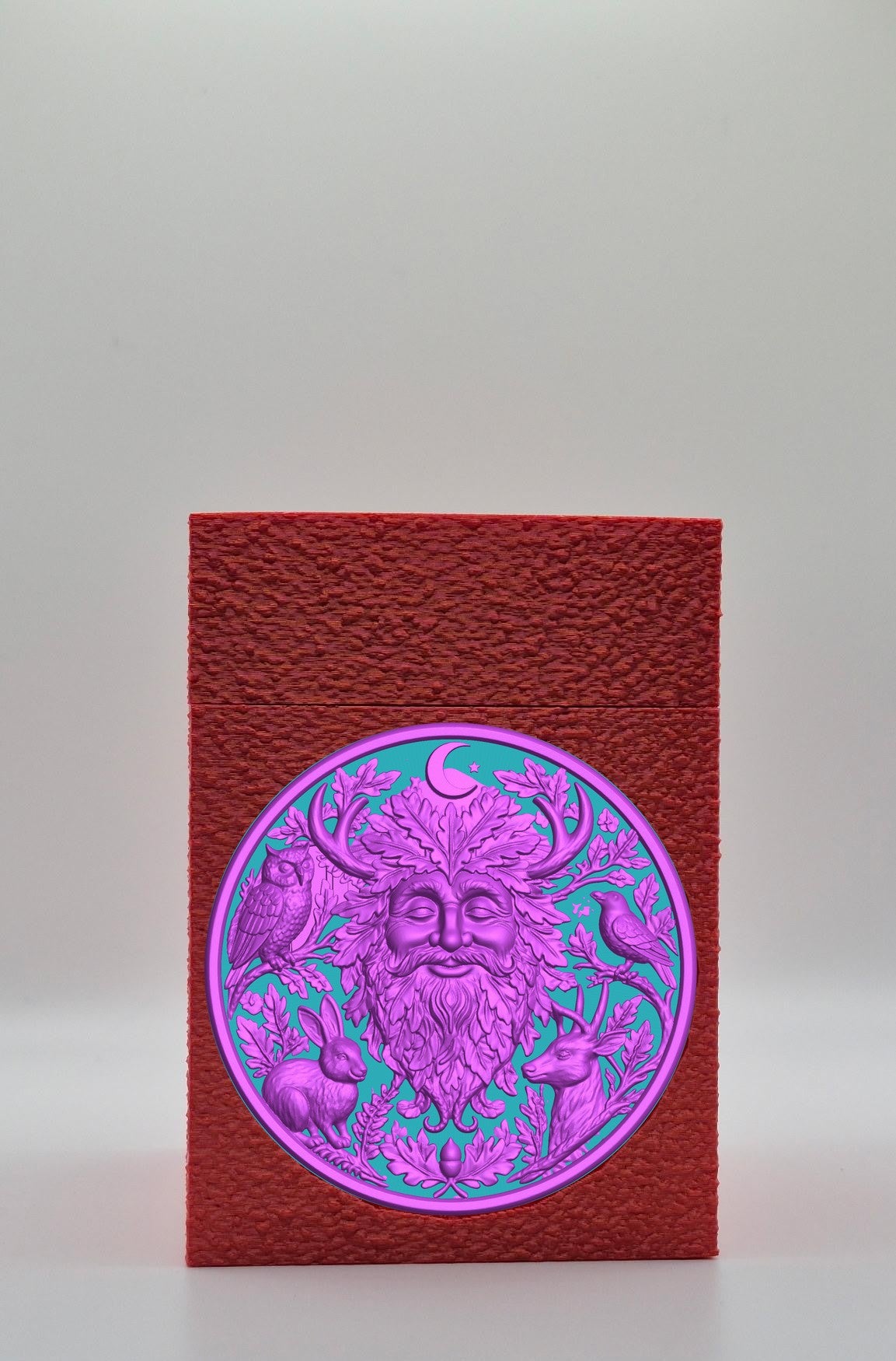 Tree Spirit Card Box — Red