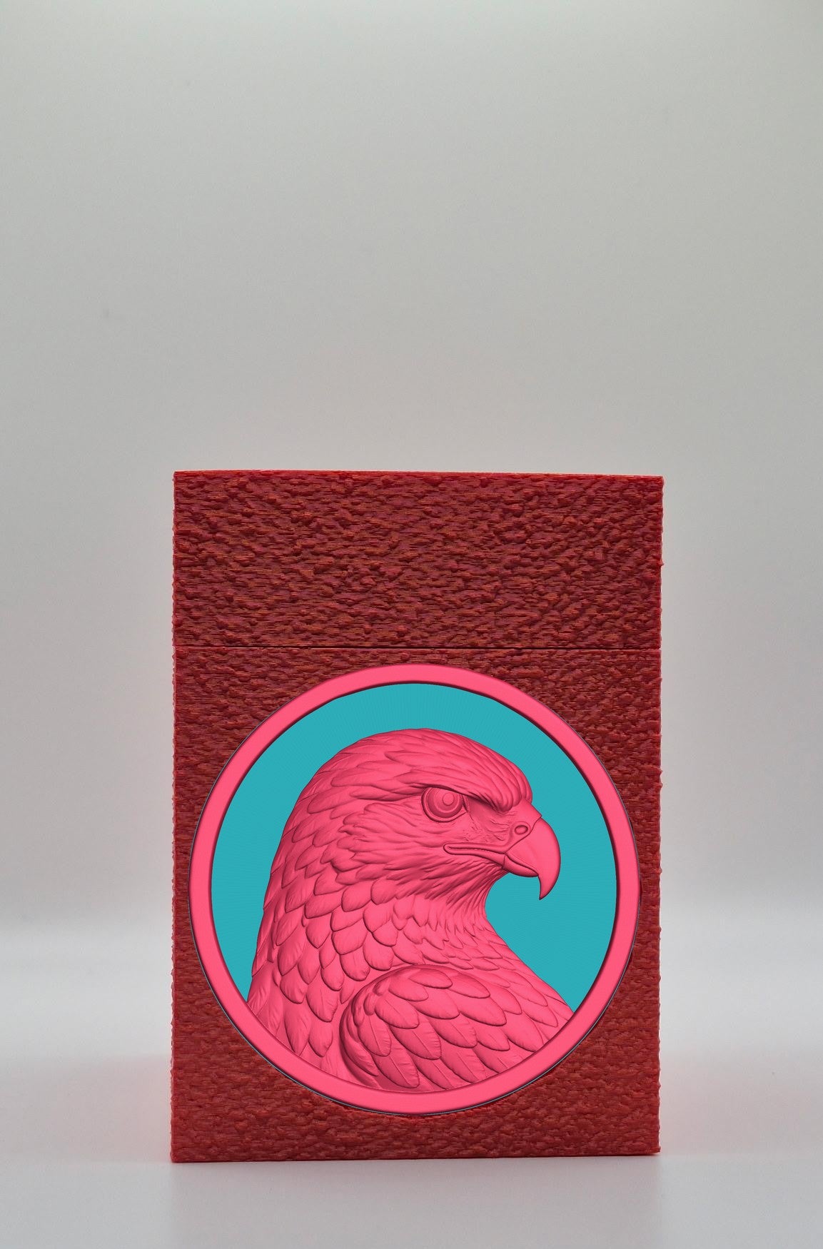 Eagle Card Box — Red