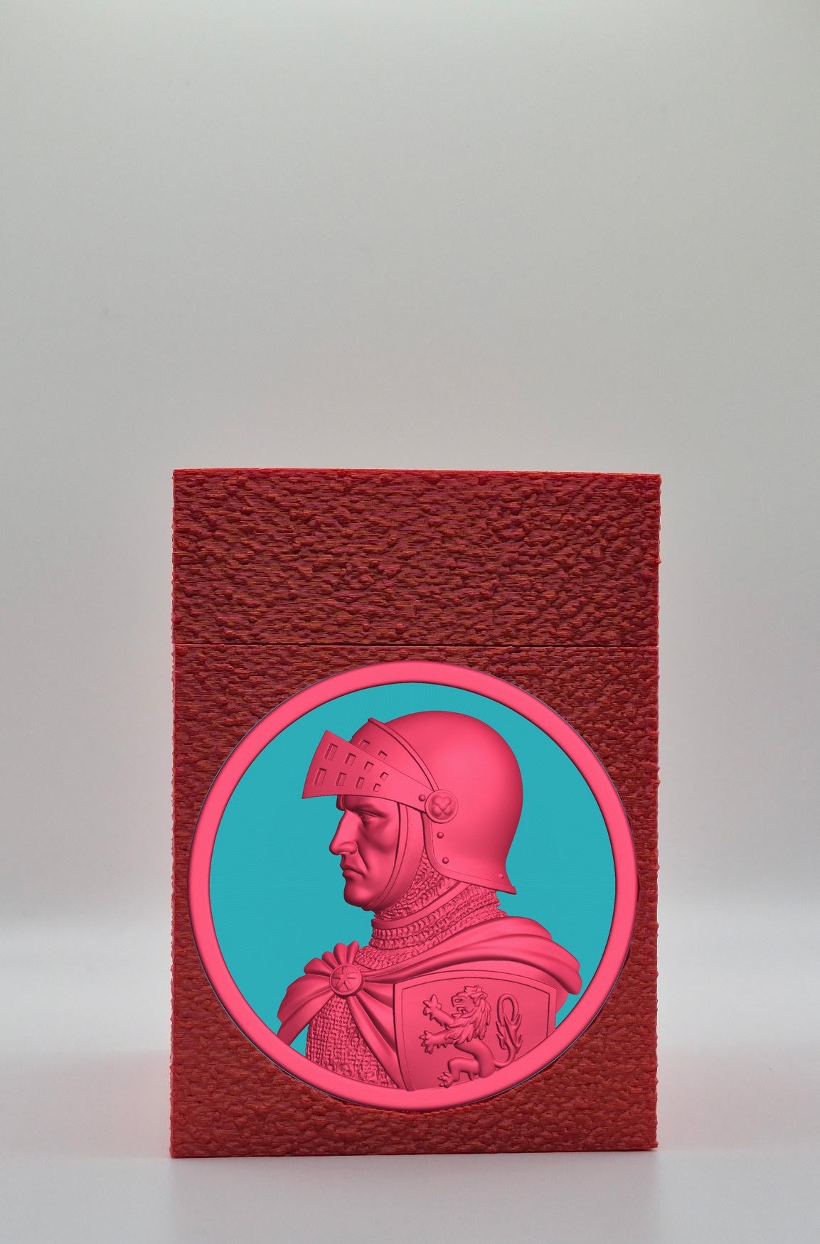 Knight Card Box — Red