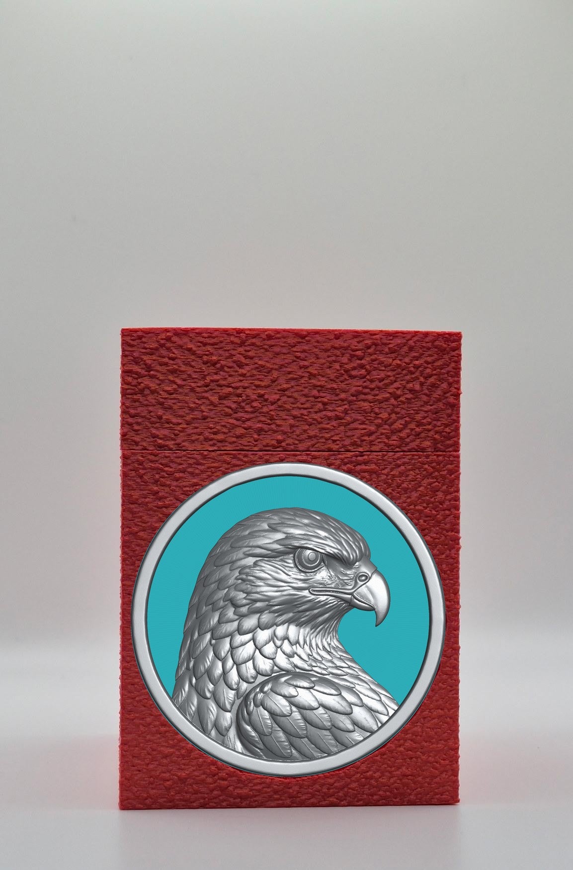 Eagle Card Box — Red