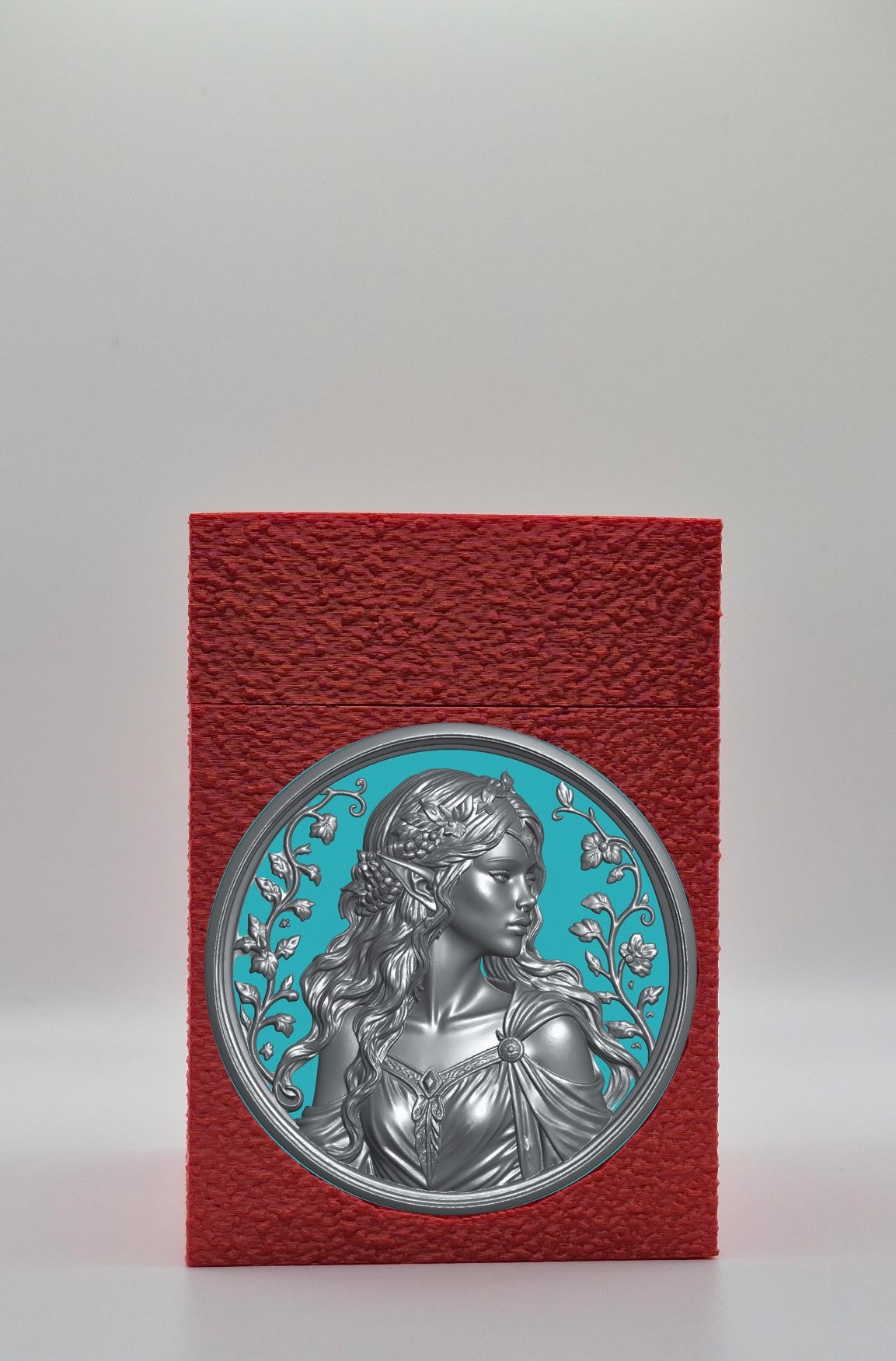 Elf Maiden Card Box — Red