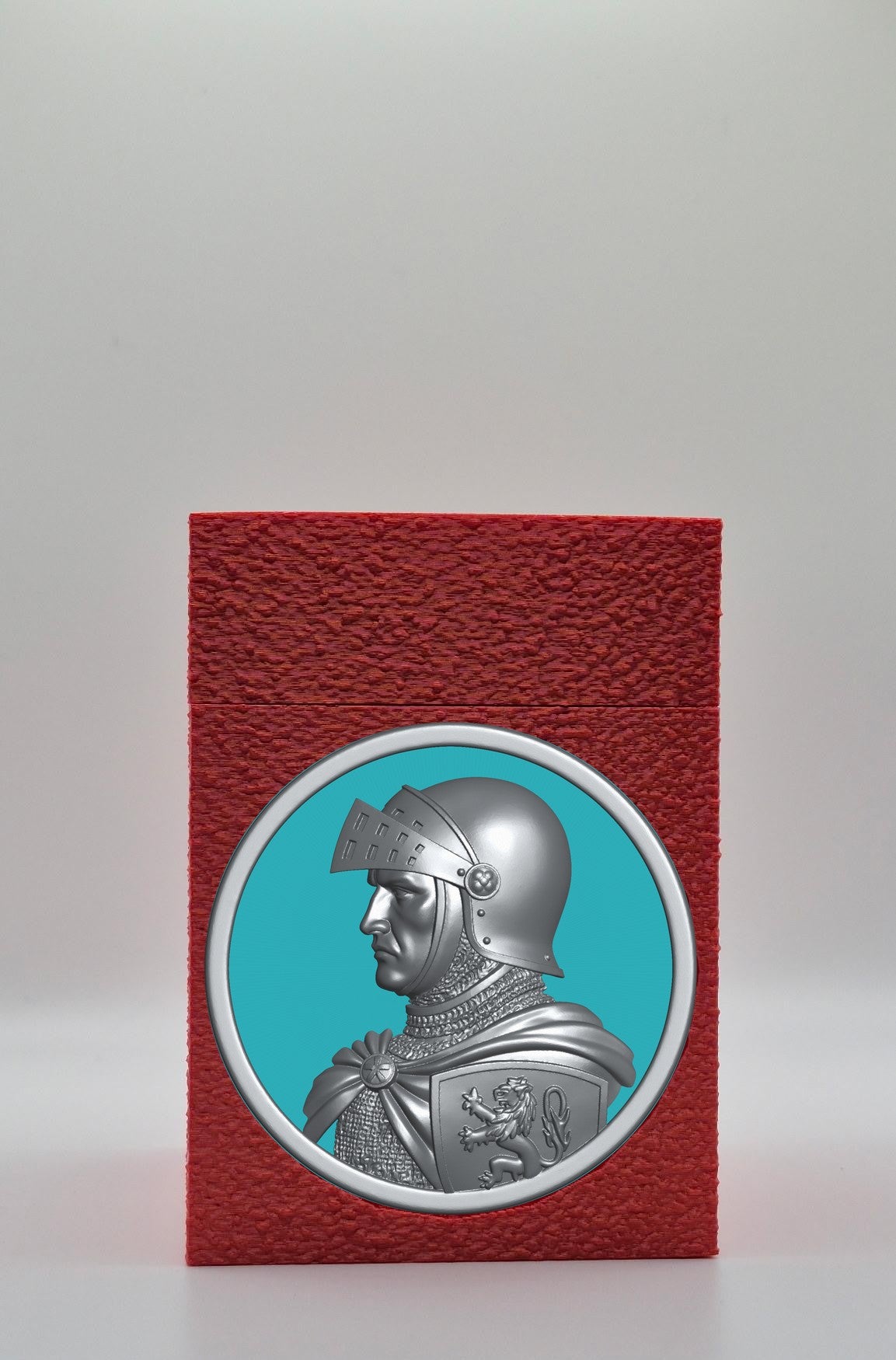 Knight Card Box — Red