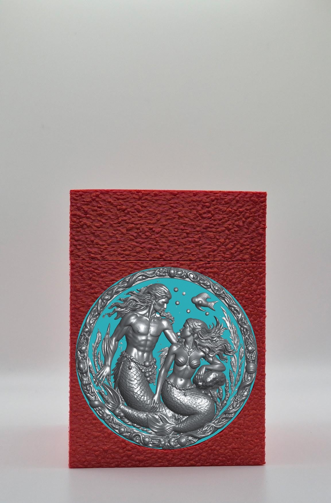 Merfolk Card Box — Red
